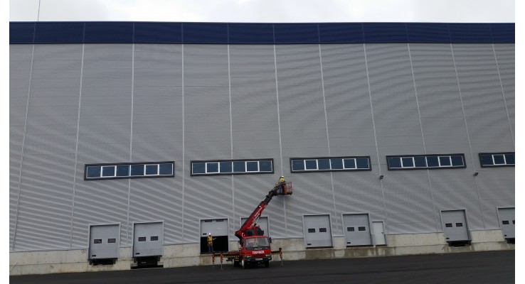 Çerkezköy'de sepetli vinç ile kamera montajımız