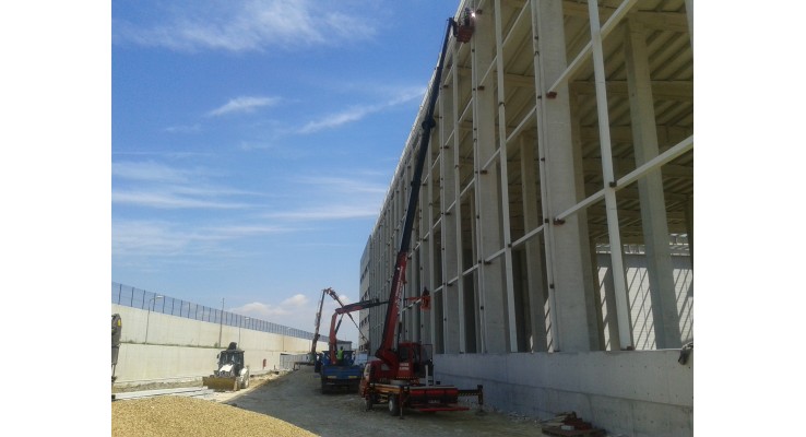 Çerkezköyde sepetli vinç çelik konstrüksiyon montajımız