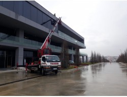 cam seperatör montajımız sepetli vinç ile Karaağaç osb de