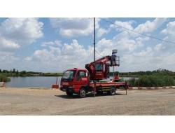 veliköyde kamera montajımız Sepetli Vinç ile