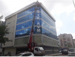 Çerkezköyde dış cephe temizliği ve reklam kutu harf montajımız