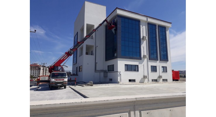 Dış cephe temizliği sepetli vinç Çerkezköy-Saray-Vize-Çorlu-Babaeski-Burgaz-Kırklareli-Edirne-Tekirdağ