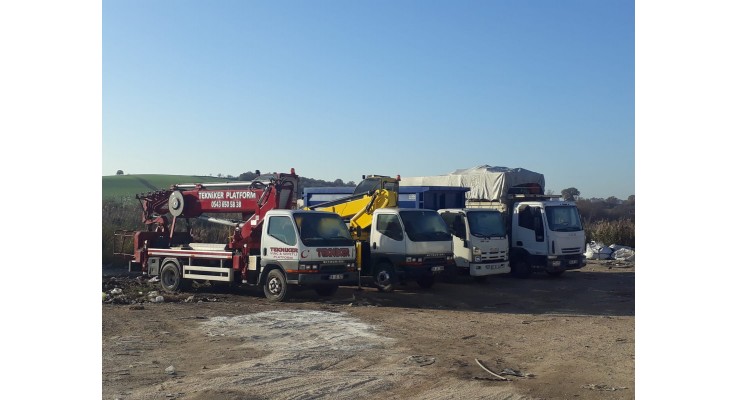 Tekniker sepetli vinç 