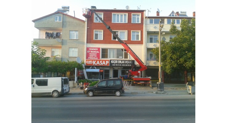 Çerkezkezköy-Kapaklı Yeniköy de havalandırma bacası montajımız